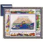 Race Cars - Contemporary mount print with beveled edge