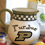 Purdue Boilermakers NCAA College 14" Gameday Ceramic Chip and Dip Platter