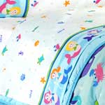 Mermaids Twin Sheet Set