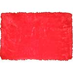 Flokati RED Rug (31" x 47")