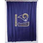 St. Louis Rams Locker Room Shower Curtain