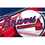 Atlanta Braves MLB 39" x 59" Acrylic Tufted Rug