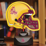 Arizona State Sun Devils NCAA College Neon Helmet Table Lamp
