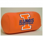 Illinois Fighting Illini NCAA College 14" x 8" Beaded Spandex Bolster Pillow