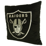 Oakland Raiders NFL 16" Embroidered Plush Pillow with Applique