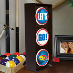 Kansas Jayhawks NCAA College Stop Light Table Lamp