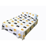 Iowa Hawkeyes 100% Cotton Sateen Twin Sheet Set - White