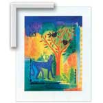 Monkey Business - Contemporary mount print with beveled edge