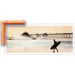 Surfer at Huntington Beach - Framed Print