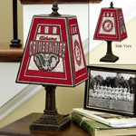 Alabama Crimson Tide NCAA College Art Glass Table Lamp