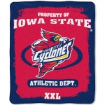 Iowa State Cyclones College "Property of" 50" x 60" Micro Raschel Throw