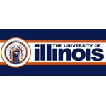 Illinois Illini 7" Tall Wallpaper Border