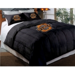 Oklahoma State Cowboys College Twin Chenille Embroidered Comforter Set with 2 Shams 64" x 86"
