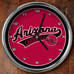Arizona Cardinals NFL 12" Chrome Wall Clock