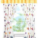 Flowerland Window Drape