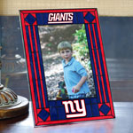 New York Giants NFL 9" x 6.5" Vertical Art-Glass Frame