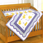 Little Duckie 4 Piece Crib Quilt Set
