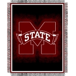 Mississippi State Bulldogs NCAA College "Focus" 48" x 60" Triple Woven Jacquard Throw