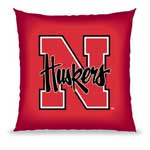 Nebraska Huskers 18" Toss Pillow