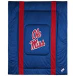 Mississippi Ole Miss Rebels Side Lines Comforter