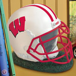 Wisconsin Badgers NCAA College Helmet Bank