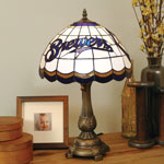 Milwaukee Brewers MLB Stained Glass Tiffany Table Lamp