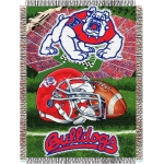 Fresno State Bulldogs NCAA College "Home Field Advantage" 48"x 60" Tapestry Throw