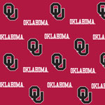 Oklahoma Sooners Fitted Crib Sheet - Red
