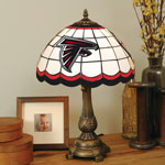 Atlanta Falcons NFL Stained Glass Tiffany Table Lamp
