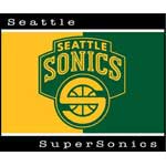 Seattle SuperSonics 60" x 50" All-Star Collection Blanket / Throw