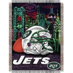 New York Jets NFL "Home Field Advantage" 48" x 60" Tapestry Throw