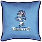North Carolina Tarheels UNC Side Lines Toss Pillow