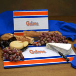 Florida Gators NCAA College Glass Cutting Board Set