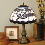Tampa Bay Lightning NHL Stained Glass Tiffany Table Lamp