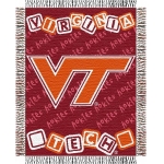 Virginia Tech Hokies NCAA College Baby 36" x 46" Triple Woven Jacquard Throw