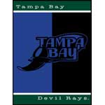 Tampa Bay Devil Rays 60" x 80" All-Star Collection Blanket / Throw