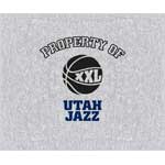 Utah Jazz 58" x 48" "Property Of" Blanket / Throw