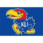 Kansas Jayhawks NCAA College 20" x 30" Acrylic Tufted Rug