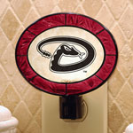 Arizona Diamondbacks MLB Art Glass Nightlight