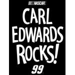 #99 Carl Edwards 30" x 40" Lil' RaceWrap Collection Blanket / Throw