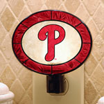 Philadelphia Phillies MLB Art Glass Nightlight