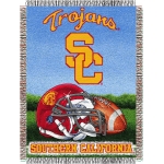 University of Southern California USC Trojans NCAA College "Home Field Advantage" 48"x 60" Tapestry Throw