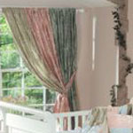 Chloe Mauve Velvet Curtain Panel