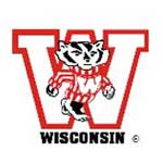 Wisconsin Badgers Logo Wallpaper Double Roll