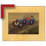 Racing Car - Contemporary mount print with beveled edge 20" x 16"