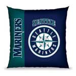 Seattle Mariners 27" Vertical Stitch Pillow