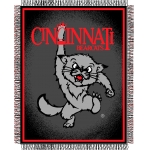 Cincinnati Bearcats NCAA College "Focus" 48" x 60" Triple Woven Jacquard Throw