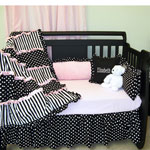 Enchantment Polka Dot Four Piece Crib Set