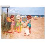 Seaside Adventures - Contemporary mount print with beveled edge