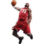 LeBron James Fathead NBA Wall Graphic